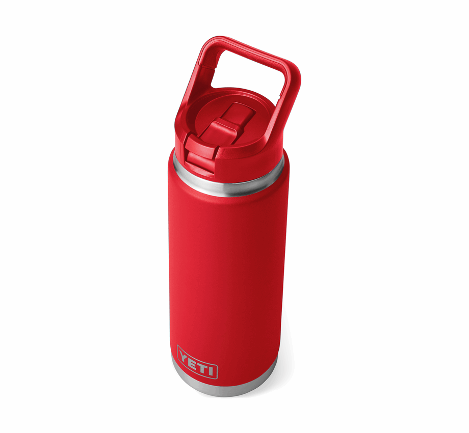 YETI RAMBLER STRAW BOTTLE 26oz RESCUE RED