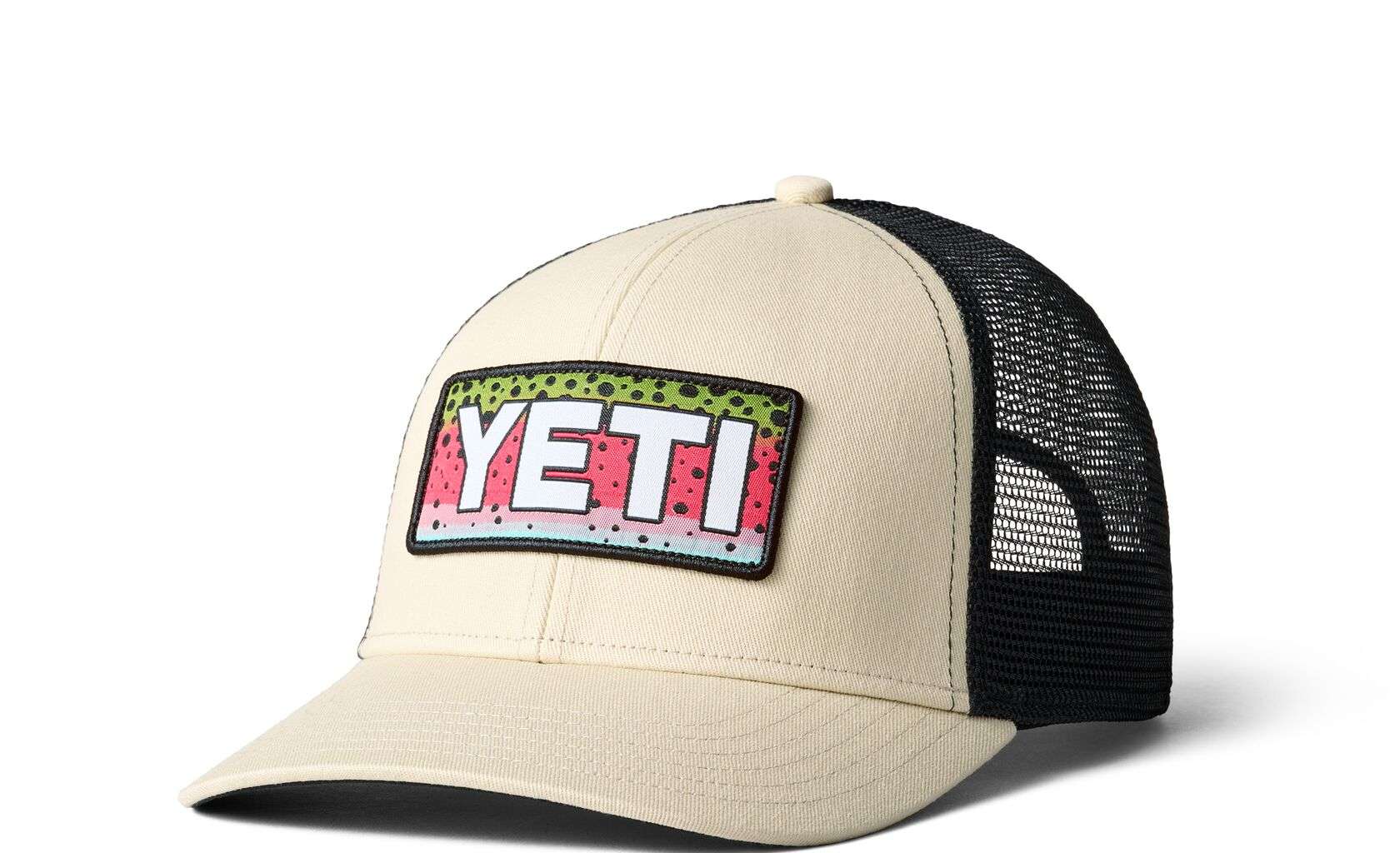 YETI HAT TROUT LOGO CREAM -  - Watergate Bay Surf Company.