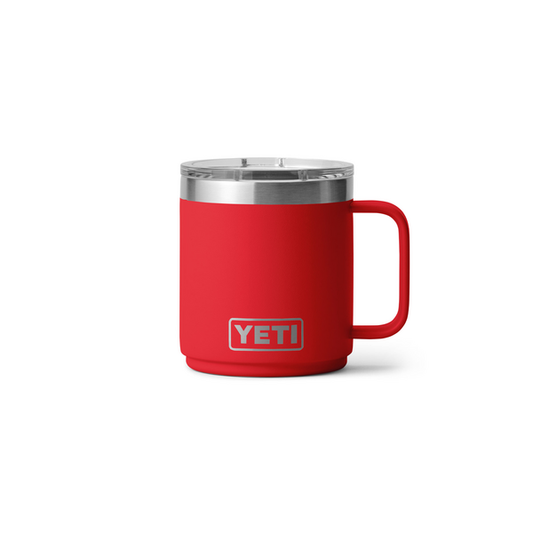 YETI RAMBLER MUG CL  10oz RESCUE RED