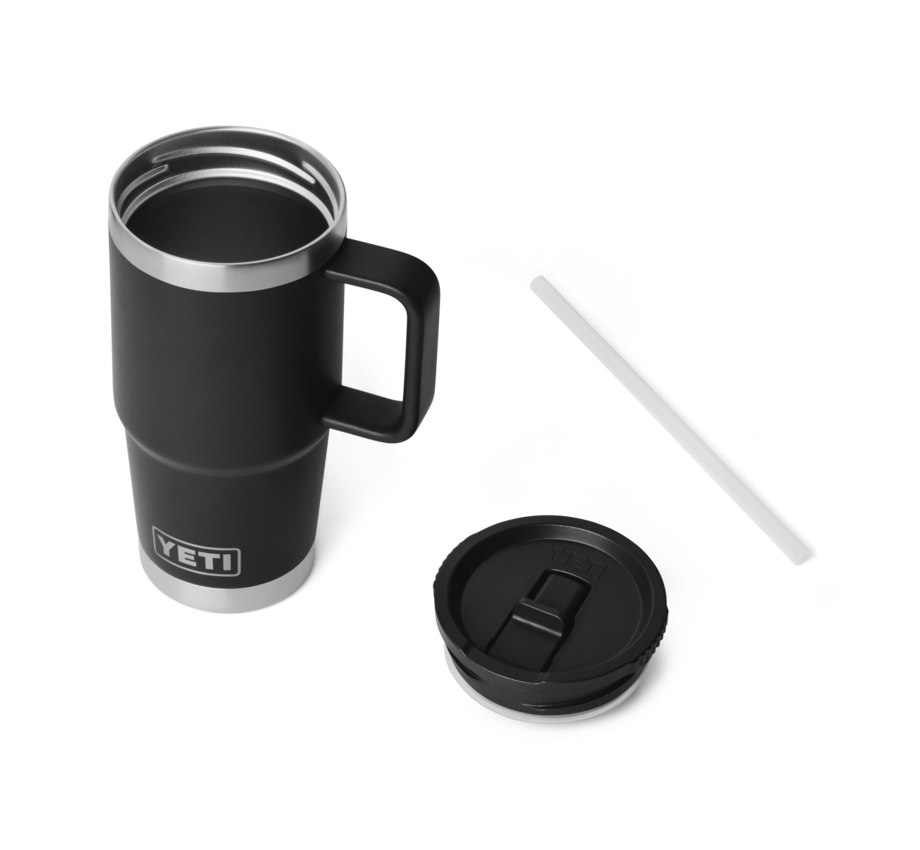 YETI RAMBLER TRAVEL STRAW MUG 20oz BLACK