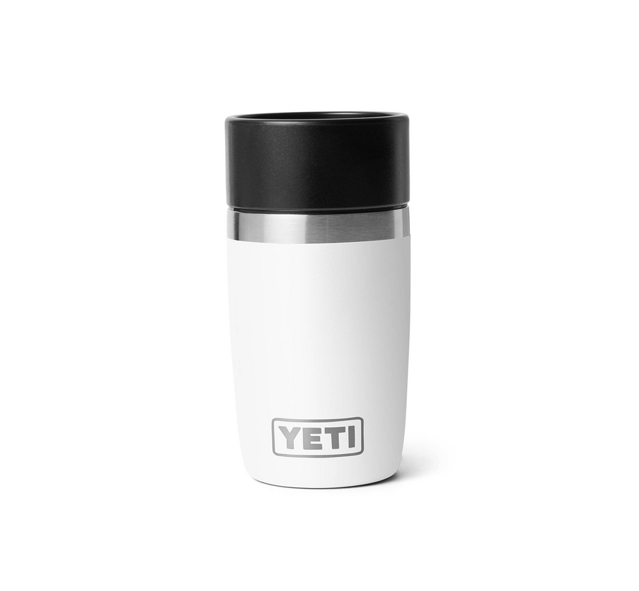 YETI RAMBLER TRAVEL BOTTLE 8OZ WHITE