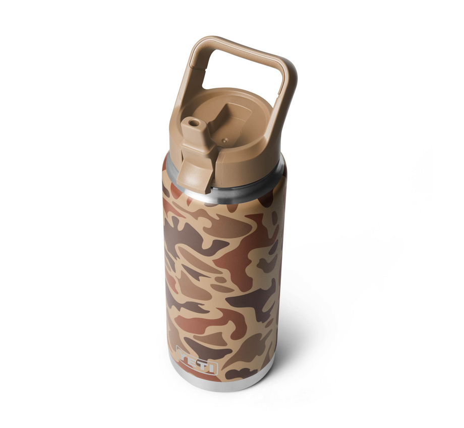 YETI RAMBLER STRAW BOTTLE 26oz WETLANDS CAMO