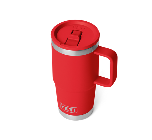 YETI RAMBLER TRAVEL STRAW MUG 20oz RESCUE RED