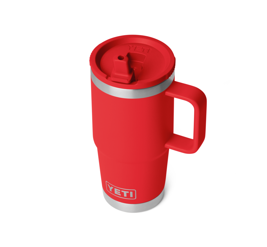 YETI RAMBLER TRAVEL STRAW MUG 20oz RESCUE RED