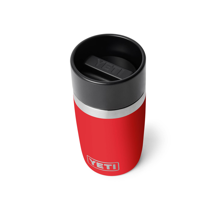 YETI RAMBLER TRAVEL BOTTLE 8OZ RESCUE RED