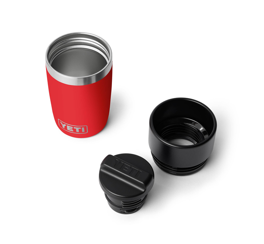 YETI RAMBLER TRAVEL BOTTLE 8OZ RESCUE RED