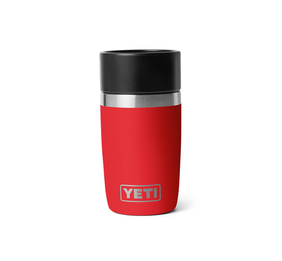 YETI RAMBLER TRAVEL BOTTLE 8OZ RESCUE RED