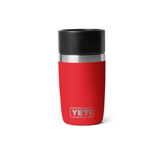 YETI RAMBLER TRAVEL BOTTLE 8OZ RESCUE RED