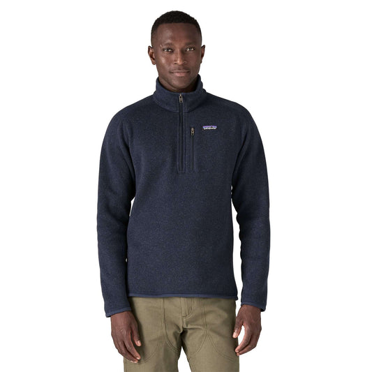 PATAGONIA MEN'S BETTER SWEATER 1/4 ZIP NAVY
