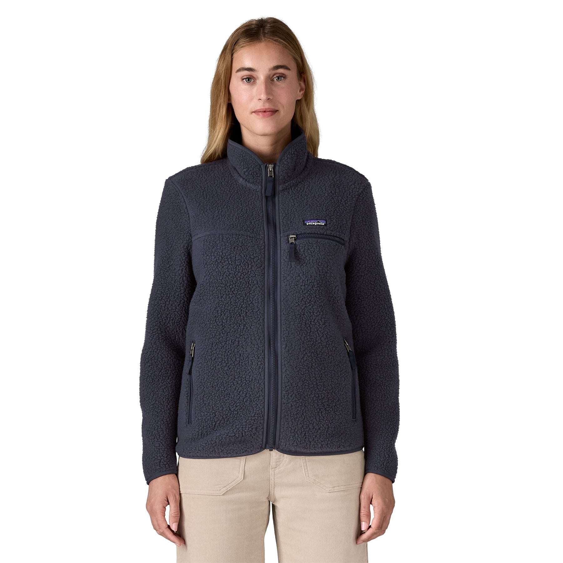 PATAGONIA WOMEN'S RETRO PILE JACKET SUNKEN BLUE