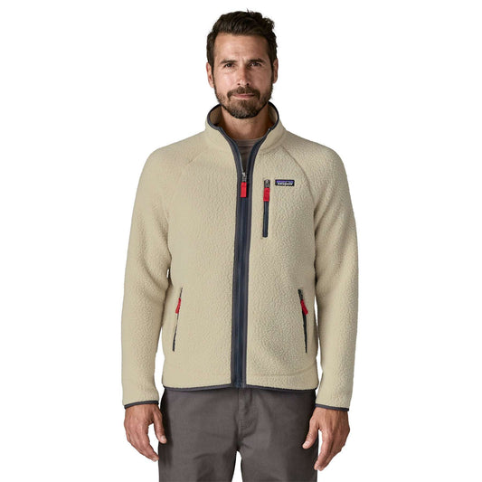 PATAGONIA MEN'S RETRO PILE JACKET PELICAN/SMOULDER BLUE