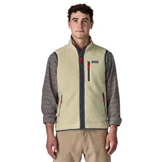 PATAGONIA MEN'S RETRO PILE VEST PELICAN/SMOULDER