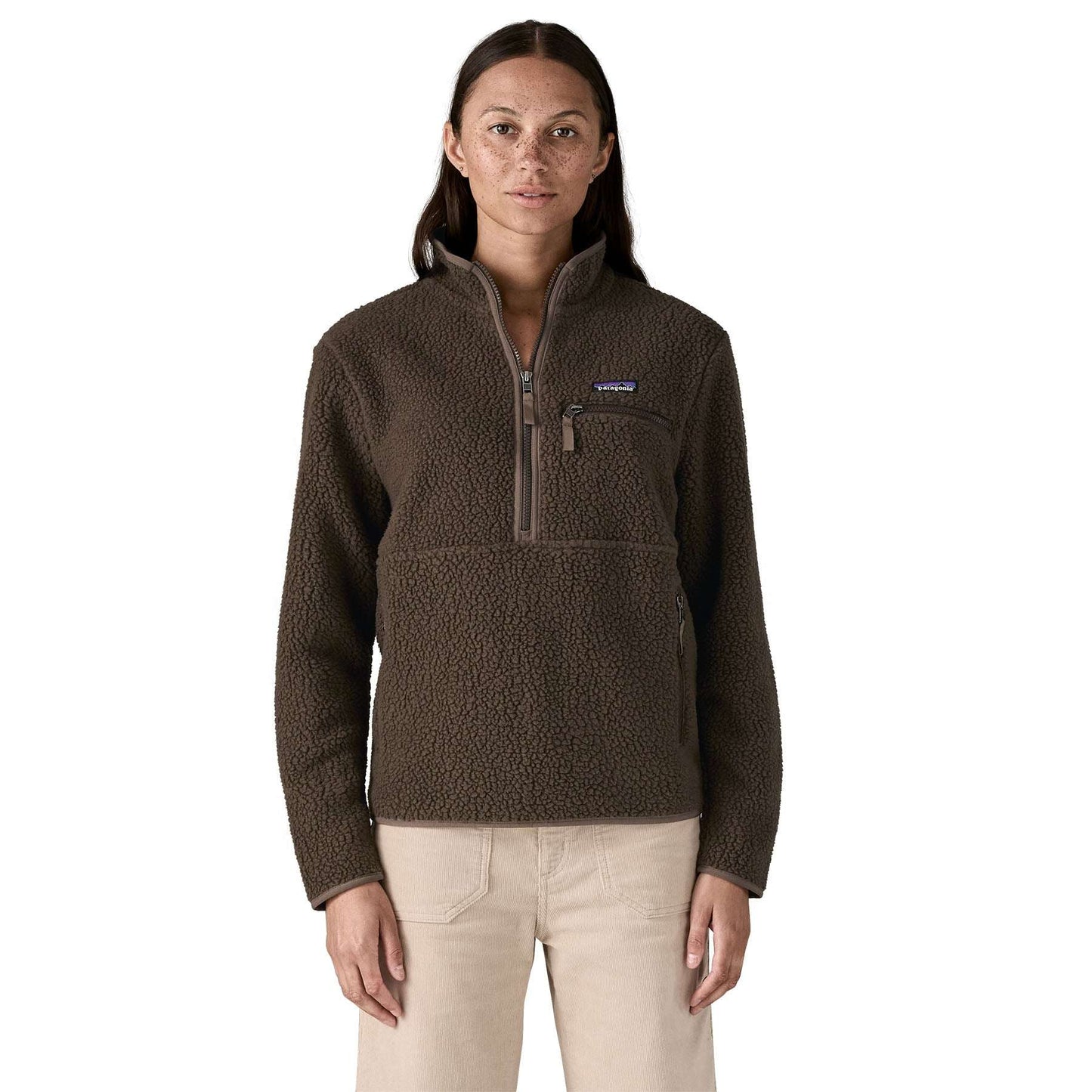 PATAGONIA WOMEN'S RETRO PILE MARSUPIAL OTTER BROWN