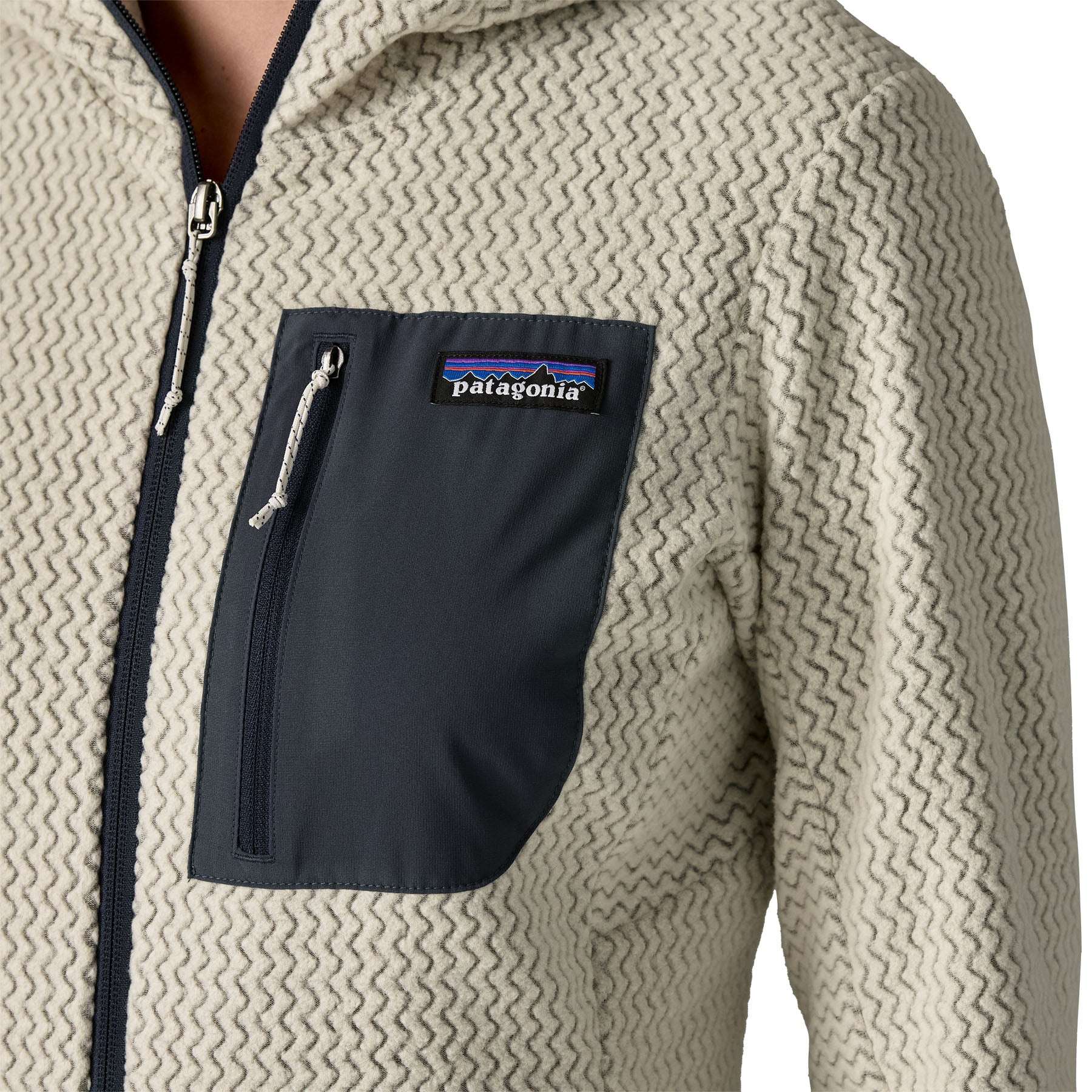 PATAGONIA WOMEN'S R1 AIR HOODY WOOL WHITE