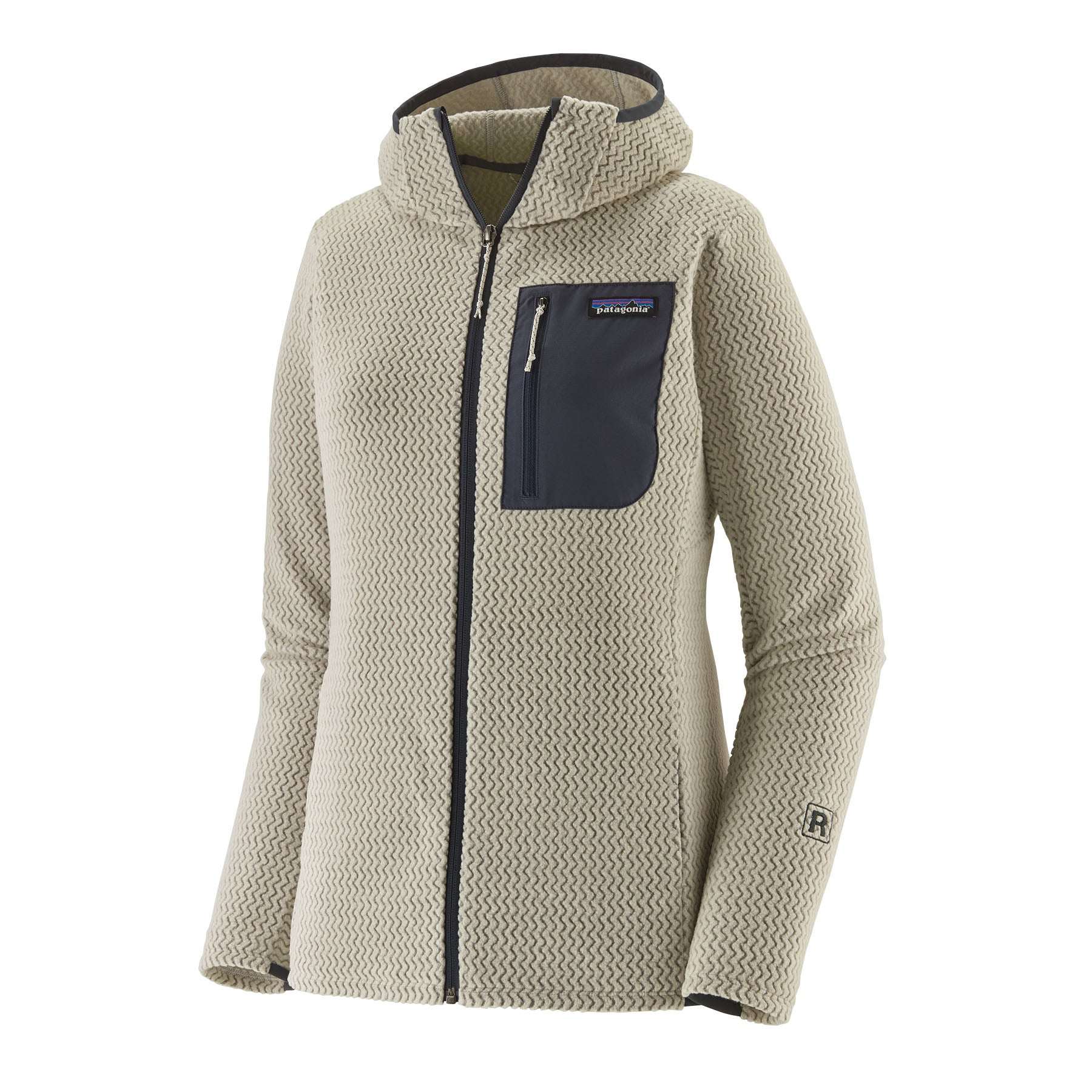 PATAGONIA WOMEN'S R1 AIR HOODY WOOL WHITE