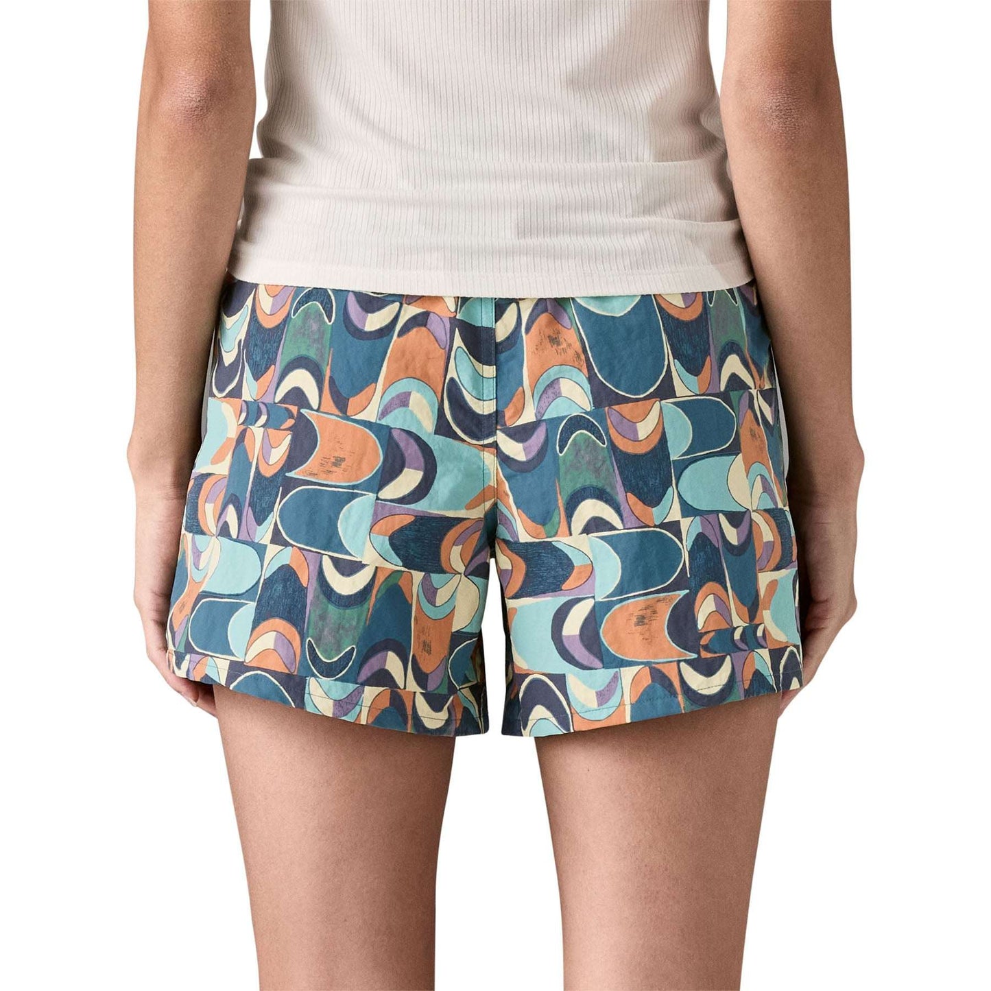PATAGONIA WOMENS BAGGIES SHORTS 5" SWALLOW TAIL GEO