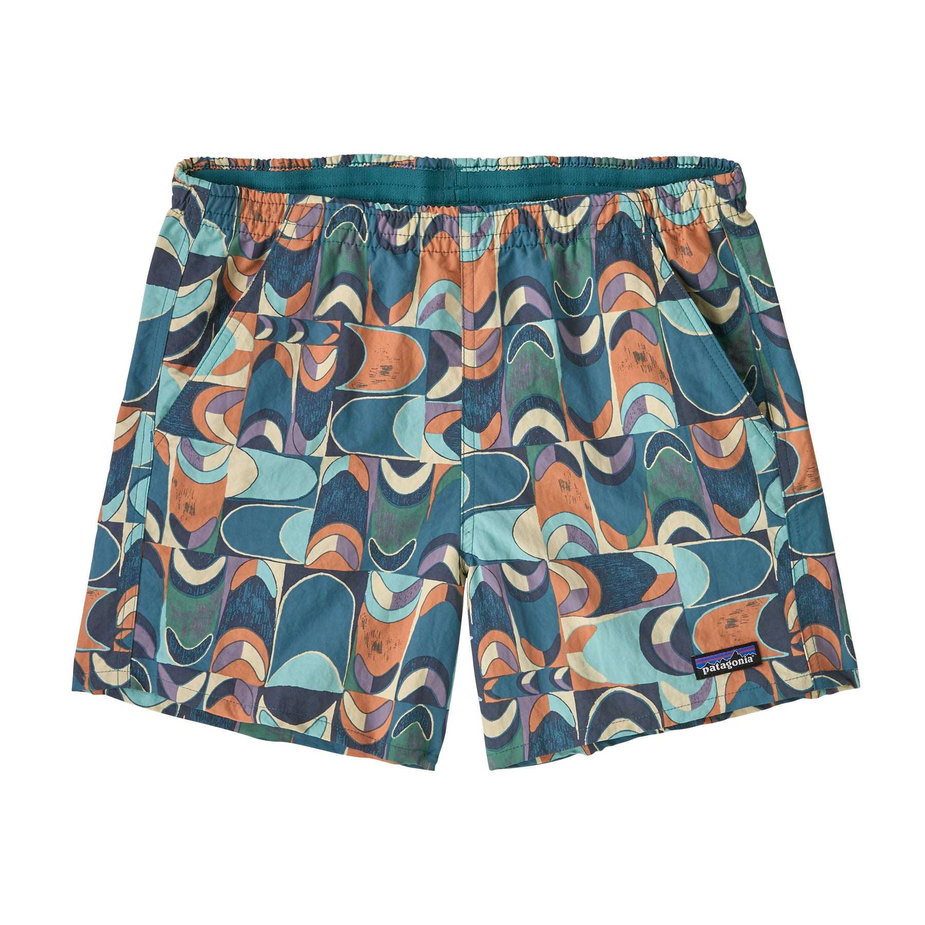 PATAGONIA WOMENS BAGGIES SHORTS 5" SWALLOW TAIL GEO