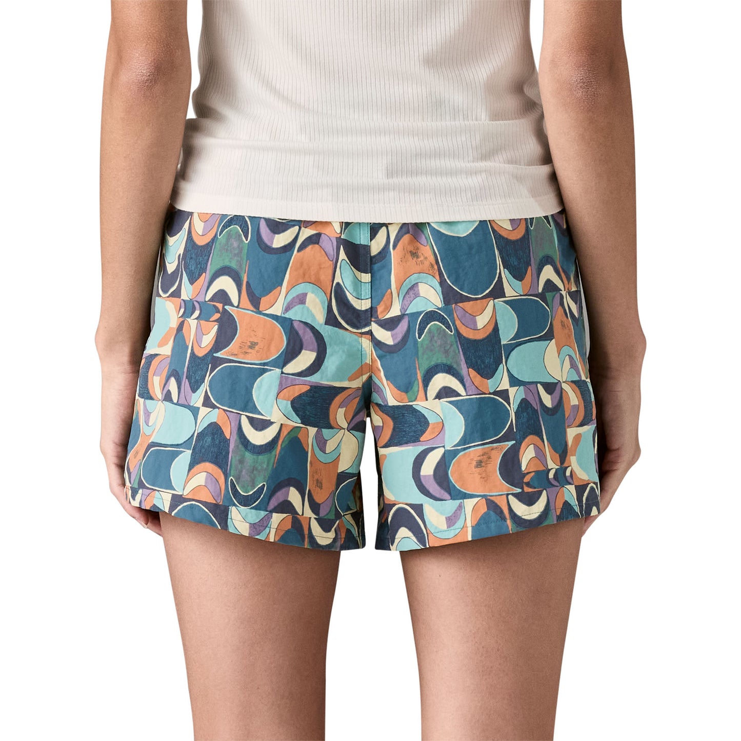 PATAGONIA WOMENS BAGGIES SHORTS 5" SWALLOW TAIL GEO