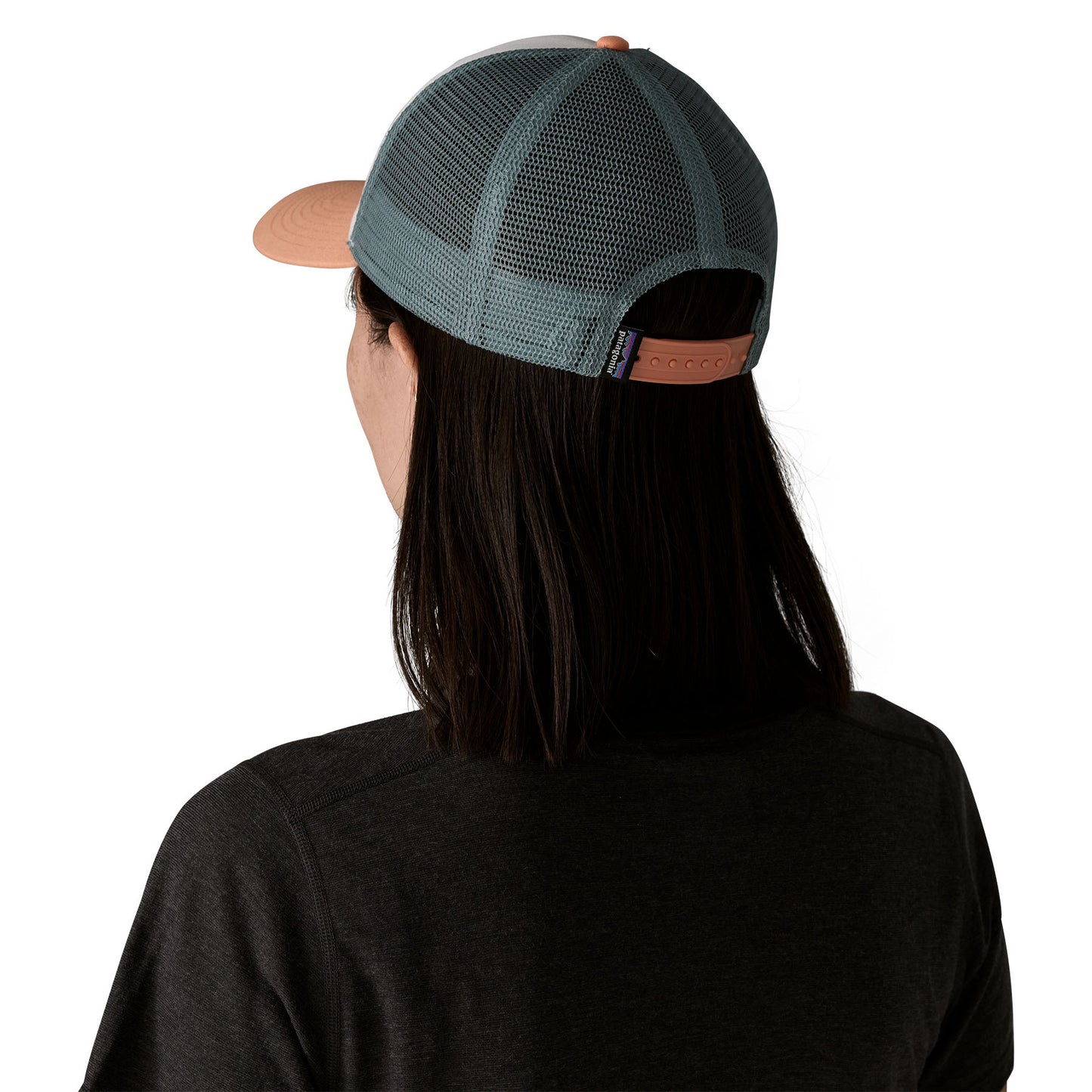 PATAGONIA LOPRO TRUCKER CAP WHITE/PEACH
