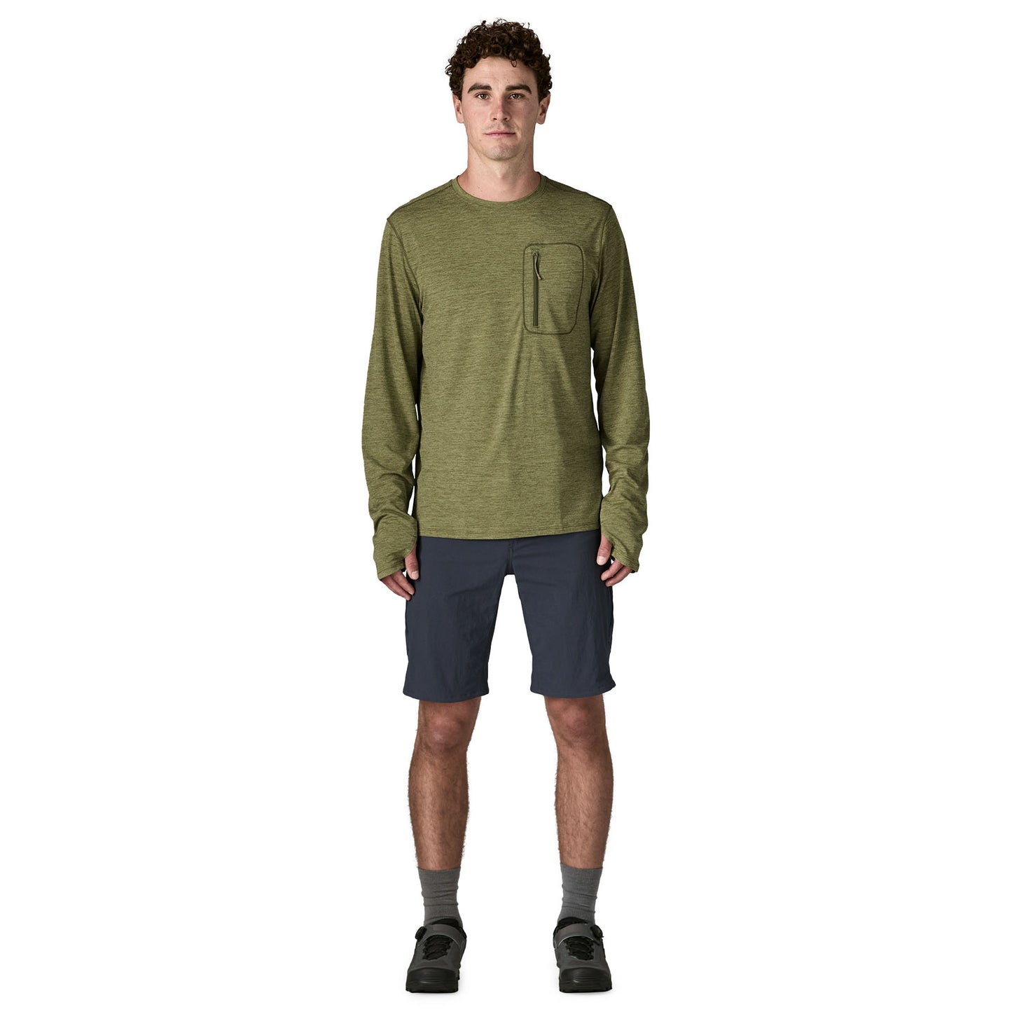 PATAGONIA CAP COOL L/S SUNSHIRT CAPER GREEN